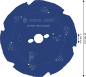 BoschEXPERT 纤维水泥圆锯片，250 毫米。